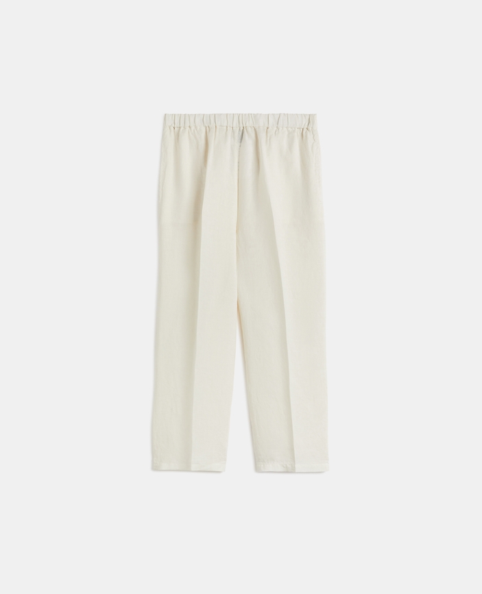 Lightweight garment-dyed linen pants