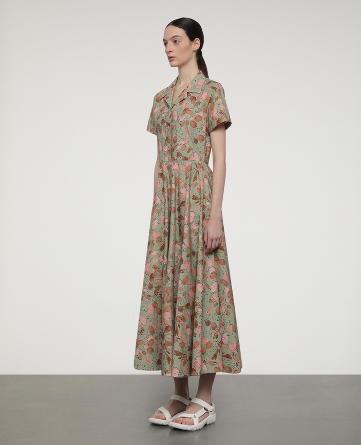 Kleid aus Baumwoll-Popeline